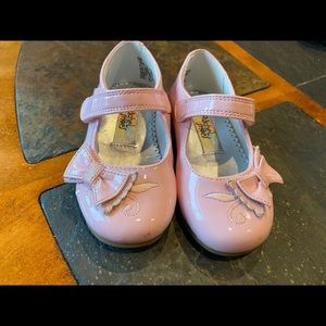 Pink toddler girl shoes